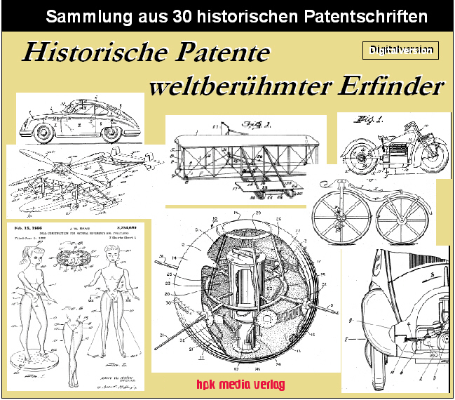 Sammlung aus 30 historischen Patentschriften